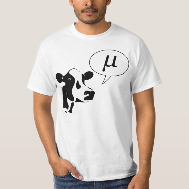 Scientific Cow Goes Mu T-Shirt (Front)
