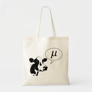 Scientific Cow Goes Mu Tote Bag by The_Shirt_Yurt at Zazzle
