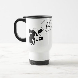 Scientific Cow Goes Mu Travel Mug