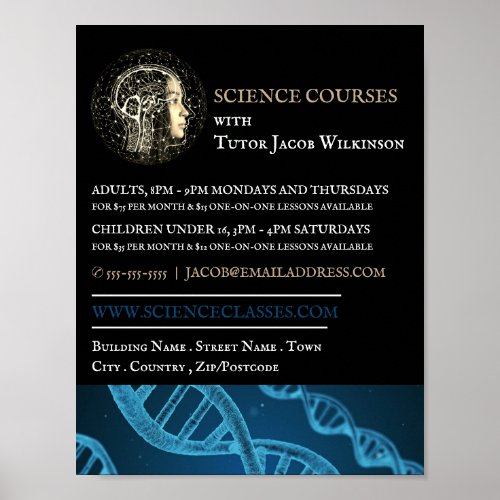 Scientific Design Science Course Advertising Poster