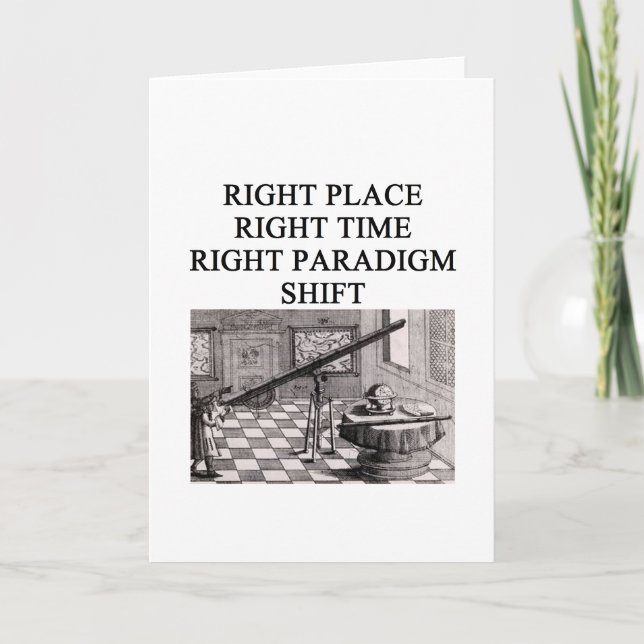 scientific eureka moment card (Front)