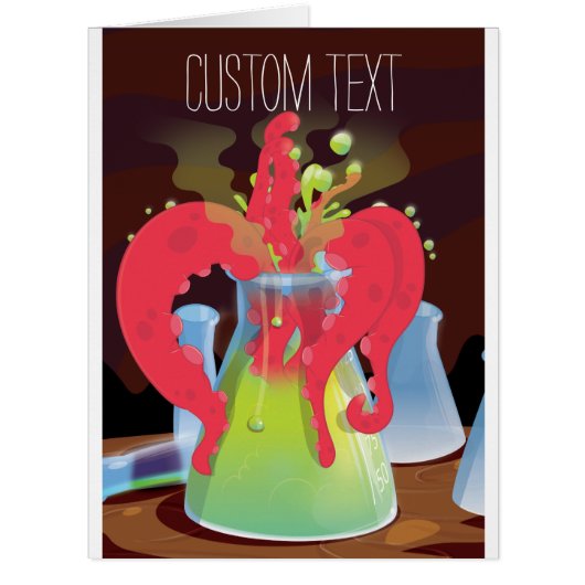 Scientific experiment flask Monster (Front)