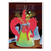 Scientific experiment flask Monster Cards (Front)