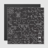 Scientific Formulas: Chalkboard Calculations Patte (Front/Back)