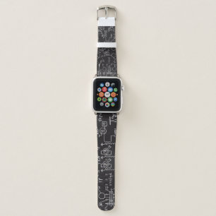 Scientific Formulas: Chalkboard Calculations Patte Apple Watch Band