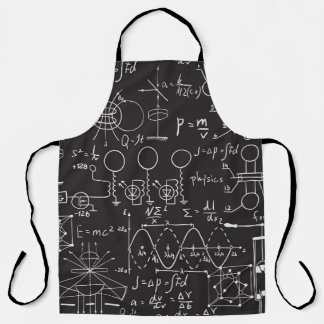 Scientific Formulas: Chalkboard Calculations Patte Apron