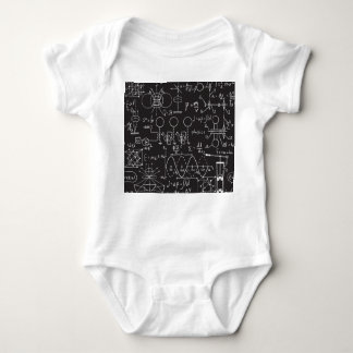 Scientific Formulas: Chalkboard Calculations Patte Baby Bodysuit