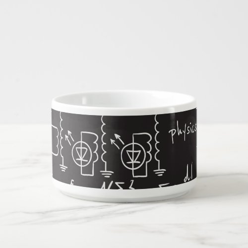 Scientific Formulas Chalkboard Calculations Patte Bowl