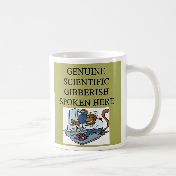 scientific gibberish, scientific gibberish coffee mugs