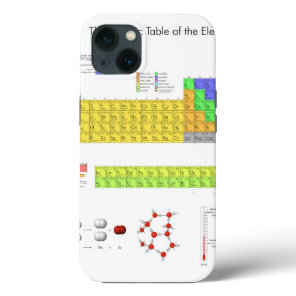 Scientific Periodic Table of the Elements iPhone 13 Case