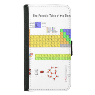 Scientific Periodic Table of the Elements Samsung Galaxy S5 Wallet Case