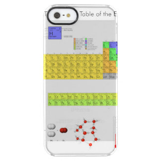 Scientific Periodic Table of the Elements Clear iPhone SE/5/5s Case