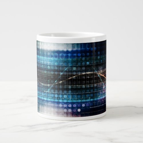 Scientific Research and Genetic DNA Science Giant Coffee Mug