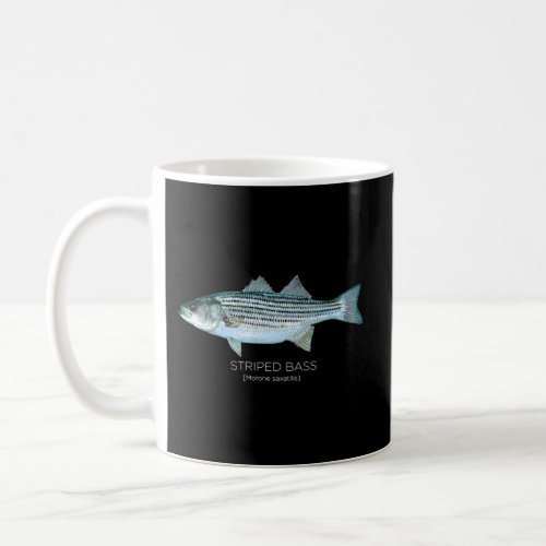 Scientific Striped Bass For Surf Striper Fishermen Coffee Mug