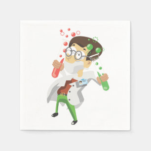Scientific Test Tubes Napkins