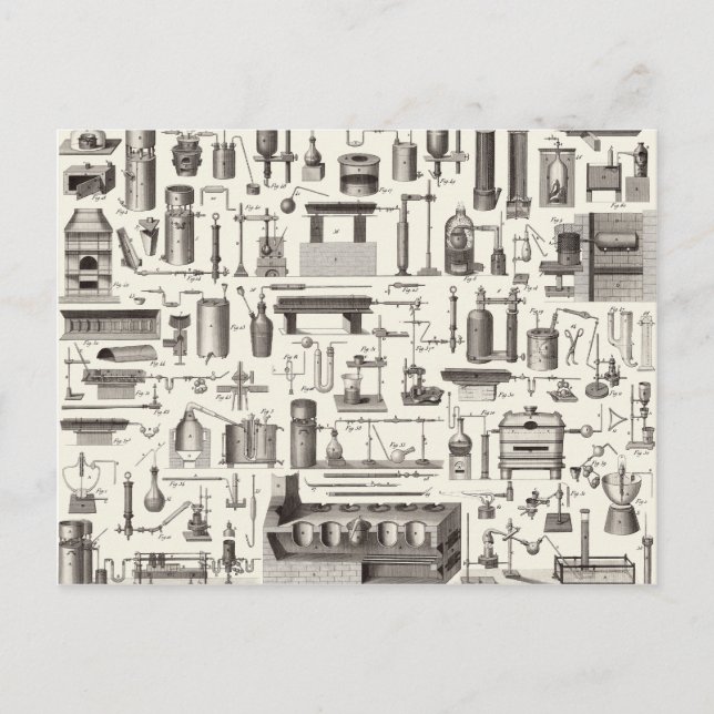 Scientific Tools Postcard (Front)