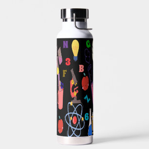 Scientific Water Bottle Black to Kids 