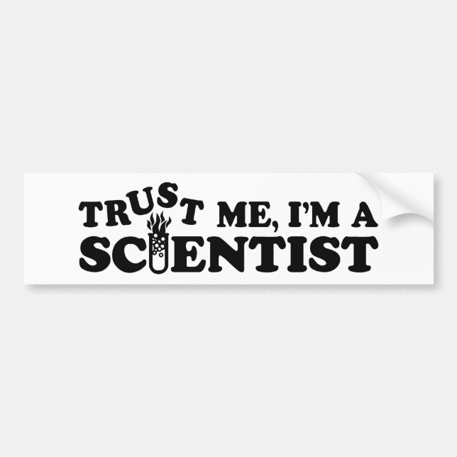 Scientist Bumper Sticker (Front)