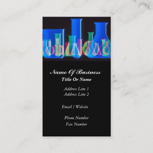 Customizable Scientist Business Card