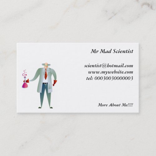 Scientist Business Card