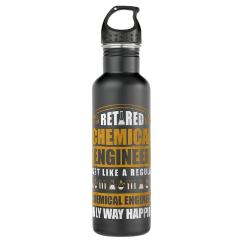 Scientist Chemical Engineer Retirement  Stainless Steel Water Bottle