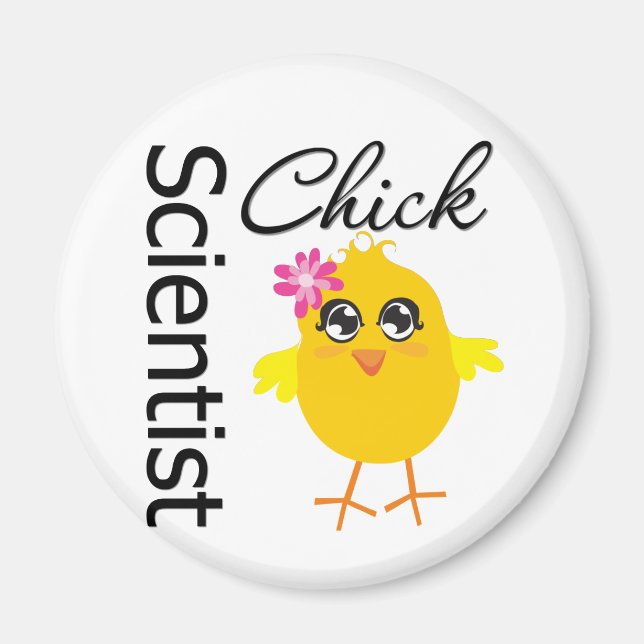 Scientist Chick Magnet (Front)