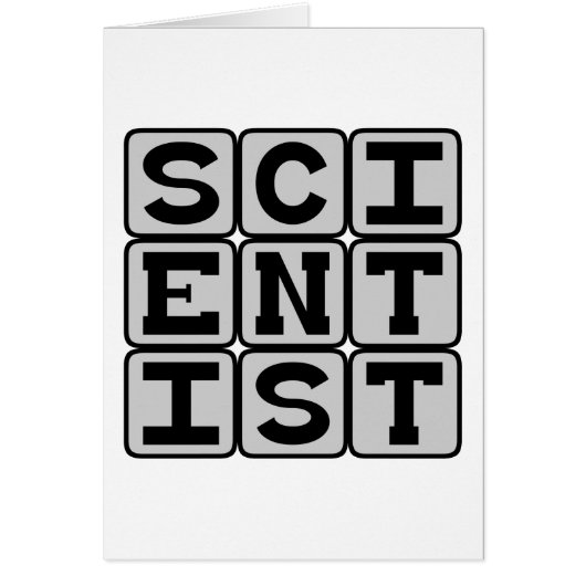 Scientist, Experimenter Cards (Front)