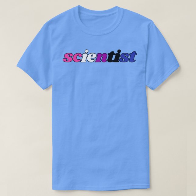 scientist genderfluid border 1 T-Shirt (Design Front)