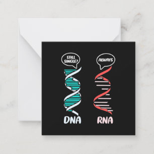 Scientist Gift Biology Teacher Rna Note Card