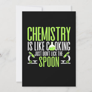 Scientist Gift Chemistry Is Like Cooking Save The Date