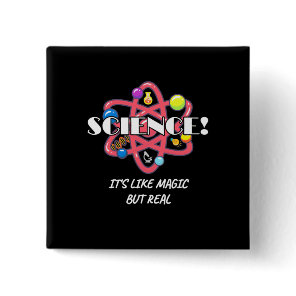 Scientist Gift | Chemistry Science Is Like Magic Button