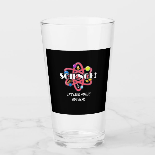 Scientist Gift | Chemistry Science Is Like Magic Glass (Front)