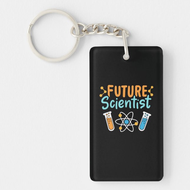 Scientist Gift | Future Scientist Keychain (Front)