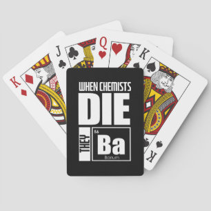 Scientist Gift Lovely Chemistry Poker Cards