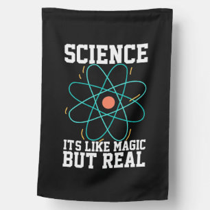 Scientist Gift   Science It Is Like Magic House Flag
