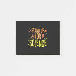 Scientist Gift   Stand Up For Science Post-it Notes