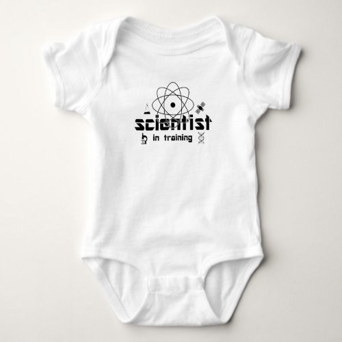 Scientist in Training One_Piece Baby Bodysuit