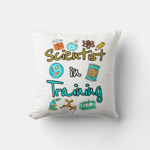 Scientist in Training Science Lover STEM Throw Pillow