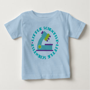 Scientist Kids Science Microscope Cute Baby Tee