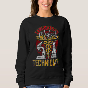 Scientist Lab Technician Retro Medical Laboratory Sweatshirt