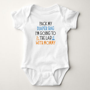 Scientist Mom Funny Science Baby Saying Bodysuit