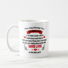 Scientist Mug. Gift For Scientist. Scientist
