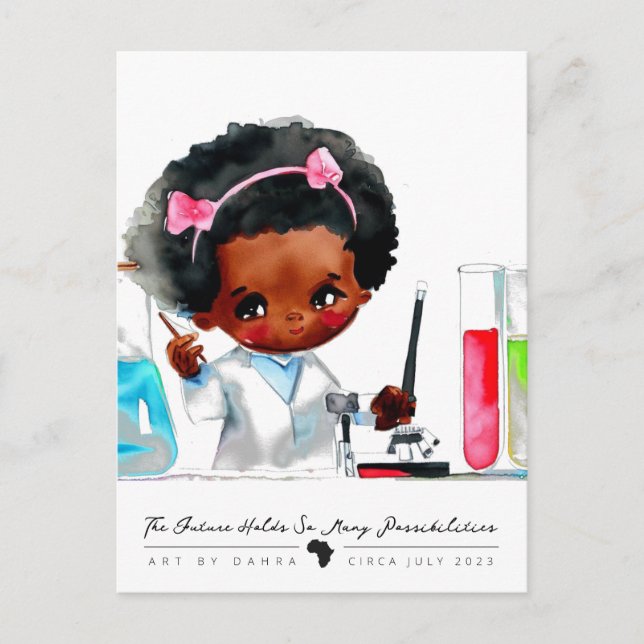 Scientist Postcard (Front)