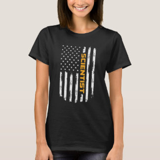 Scientist Proud Positive Carrer Vintage American F T-Shirt