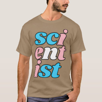 scientist trans vertical border T-Shirt