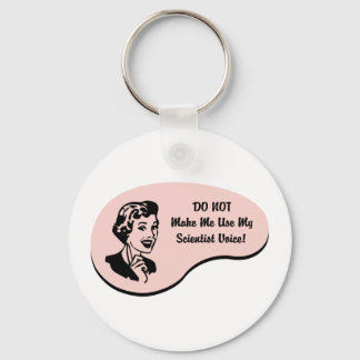 Scientist Voice Keychain