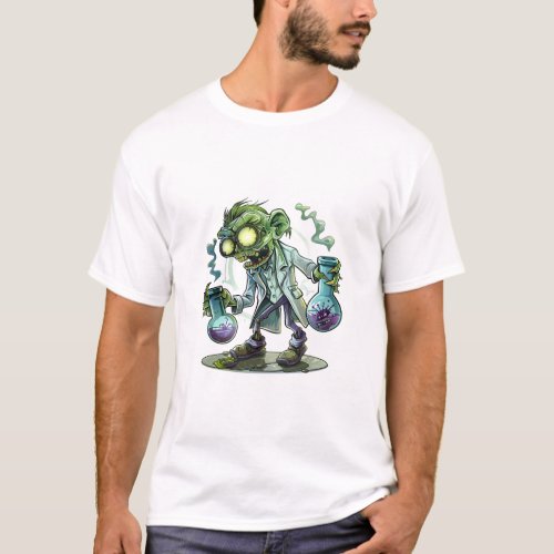 Scientist Zombie from Plants vs Zombies T_Shirt