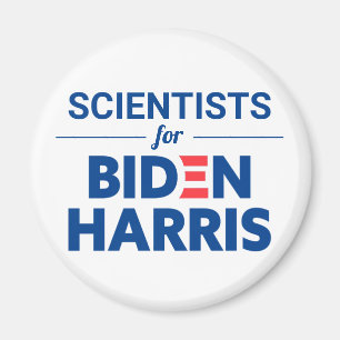 Scientists for Biden Harris Custom Text Magnet