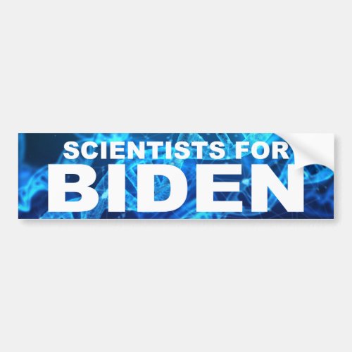 Scientists for Biden President 2020 Bumper Sticker