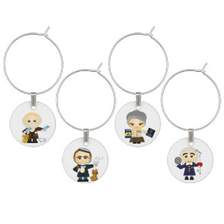Scientists I Wine Glass Charm